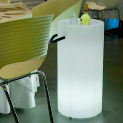 Lámpara palma botellero...