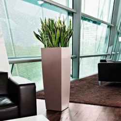 Macetero cubico alto Lechuza