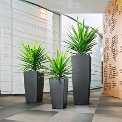 Macetero cubico alto Lechuza