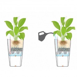 Macetero cubico alto Lechuza