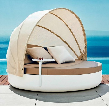 DAYBED cama reclinable con parasol plegable