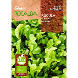 Semillas ecológicas rúcula cultivada