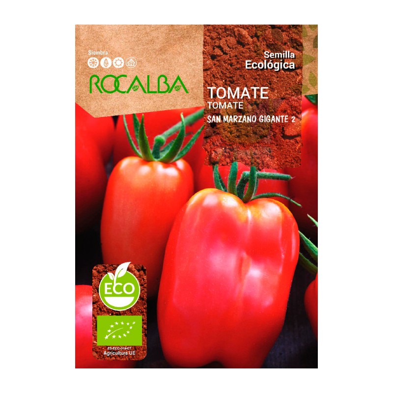 Semillas Ecológicas tomate san marzano gigante 2