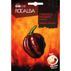 Semillas pimiento picante habanero chocolate