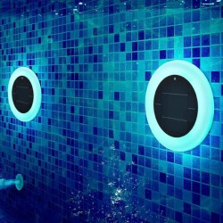 Lámpara papaya solar flotante y sumergible