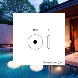 altavoz flotante play disk batería flotante