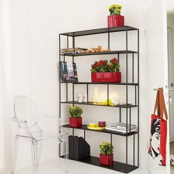 Macetero cube glossy