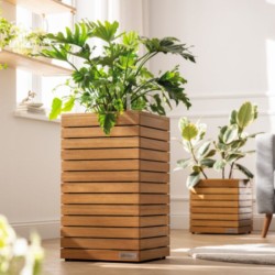 Macetero palo natural