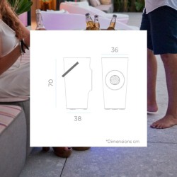 botellero Lámpara Woody play batería