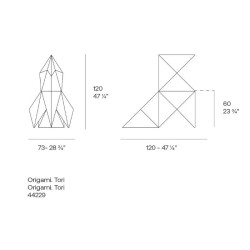Figura Origami Tori Vondom