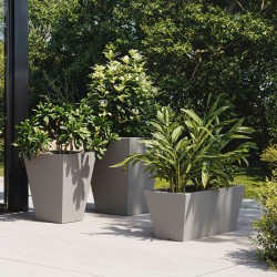 Macetero cono cuadrado alto lacado