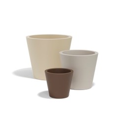 Macetero cono simple lacado