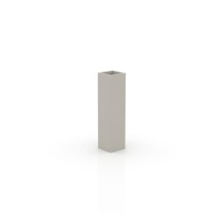 Macetero torre cuadrada simple lacado