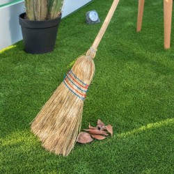 Escoba de madera de mijo